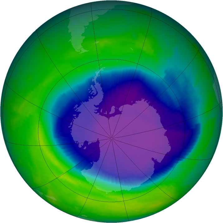 Ozone Map 1996-10-08